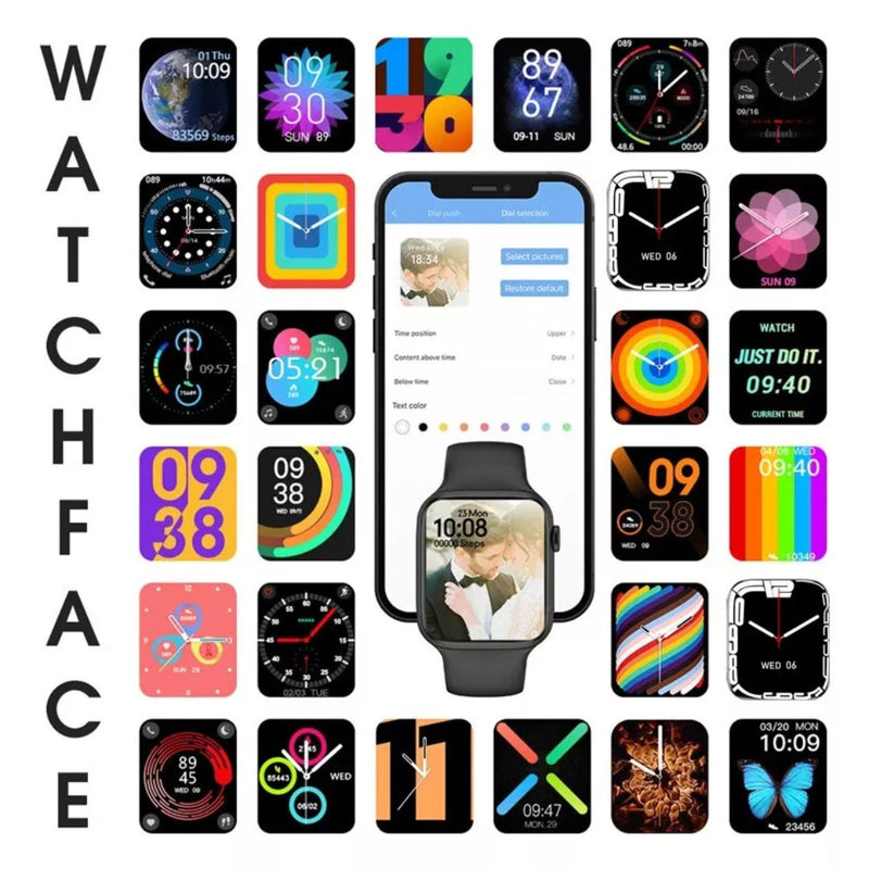 Smartwatch S8 Pro Series 8 Branco – Tecnologia, Estilo e Saúde no Seu Pulso