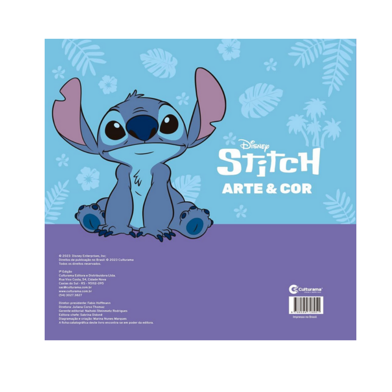 Livro de Colorir Infantil Arte e Cor – 36 Páginas de Diversão e Criatividade! (Azul)