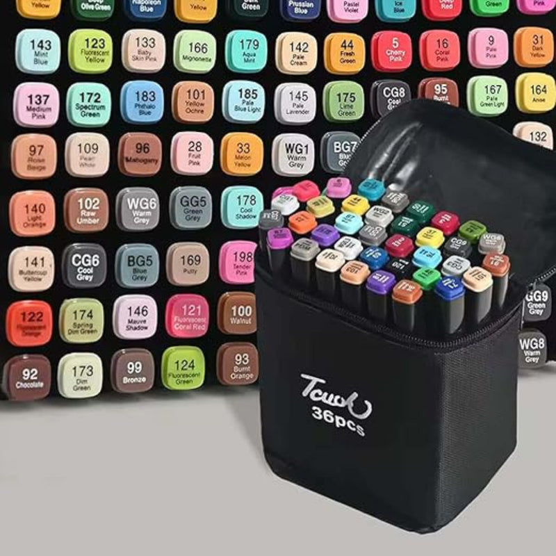 Kit Livro de Colorir + 36 Canetas Dupla Ponta – Tema de Filme (Azul)