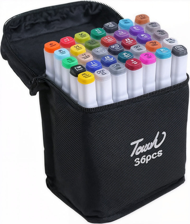Kit Livro de Colorir + 36 Canetas Dupla Ponta – Tema de Filme (Azul)