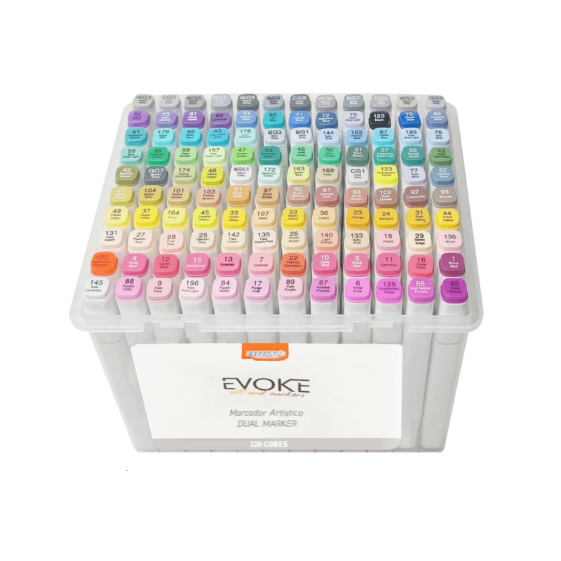 Kit Livro de Colorir + 120 Canetas Dupla Ponta – Tema de Filme (Rosa)