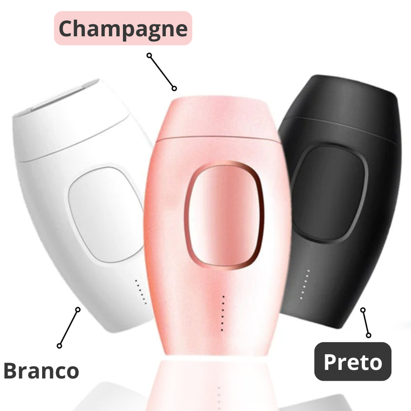 Depilador IPL Luz Pulsada 500.000 Flashes – Remoção de Pelos Indolor e Duradoura