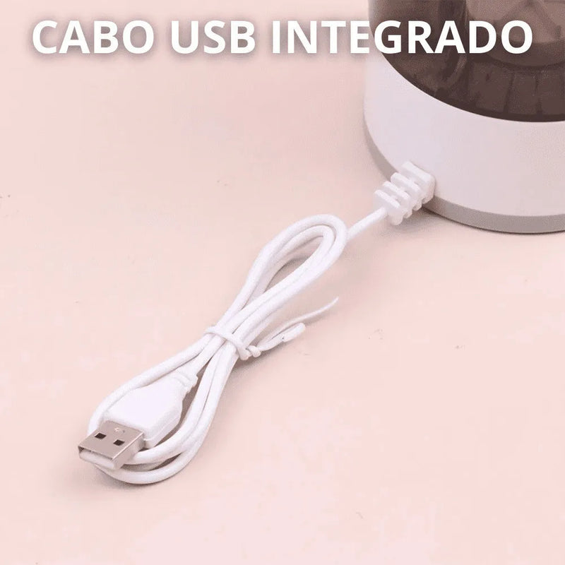 Lavador Elétrico de Pincéis de Maquiagem – Limpeza Automática, Rápida e Sem Esforço