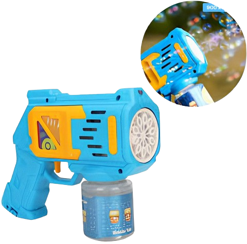 Bubble Gun – Pistola de Bolhas Automática Azul | Diversão Garantida para Todas as Idades