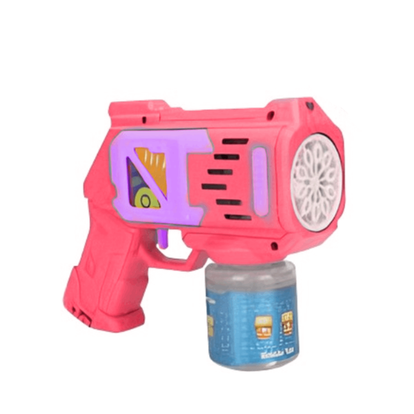 Bubble Gun – Pistola de Bolhas Automática Rosa | Diversão Garantida para Todas as Idades