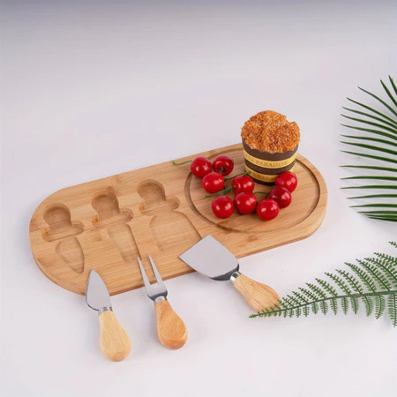 Tábua de Frios com 3 Espátulas – Elegância e Sabor à Mesa