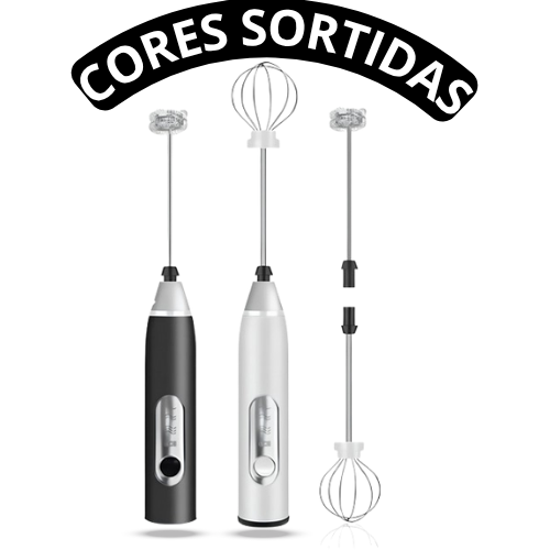 Mini Batedor Mixer Elétrico Portátil – Mistura Perfeita em Segundos, Onde Você Estiver