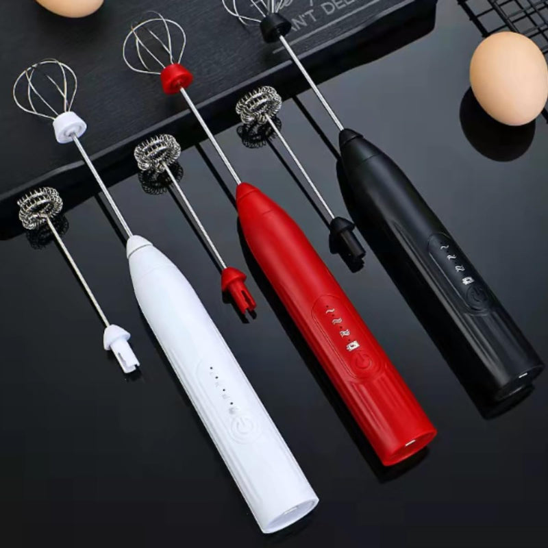 Mini Batedor Mixer Elétrico Portátil – Mistura Perfeita em Segundos, Onde Você Estiver