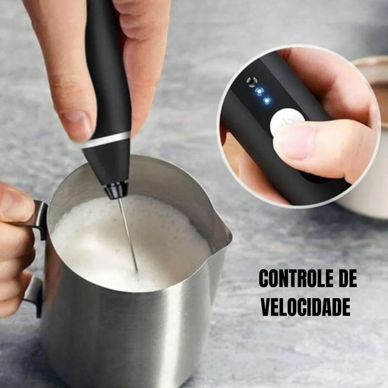 Mini Batedor Mixer Elétrico Portátil – Mistura Perfeita em Segundos, Onde Você Estiver