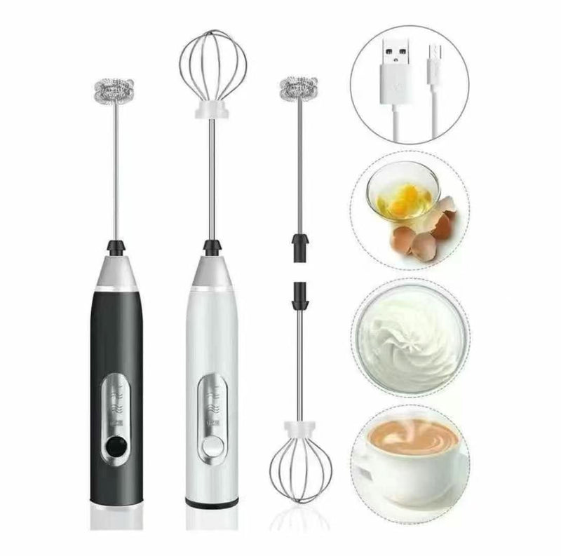 Mini Batedor Mixer Elétrico Portátil – Mistura Perfeita em Segundos, Onde Você Estiver