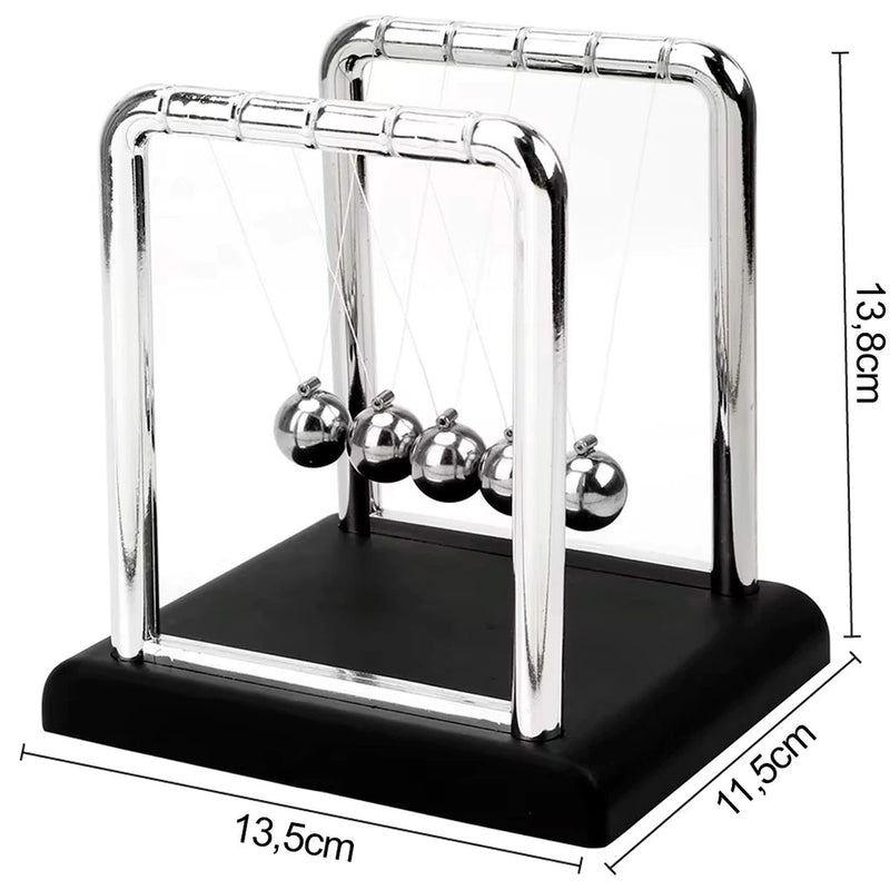 Pêndulo de Newton – Decoração Inteligente, Ciência em Movimento