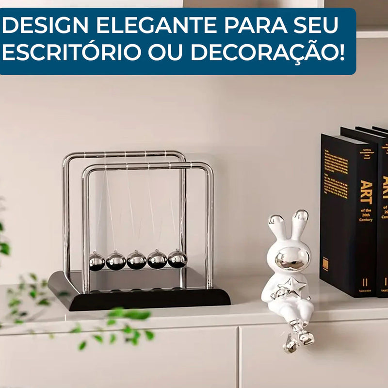 Pêndulo de Newton – Decoração Inteligente, Ciência em Movimento
