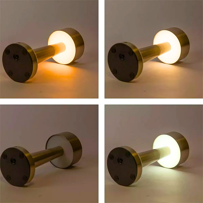 Luminária LED de Mesa Touch Sem Fio – Sofisticação, Tecnologia e Luz na Medida Certa