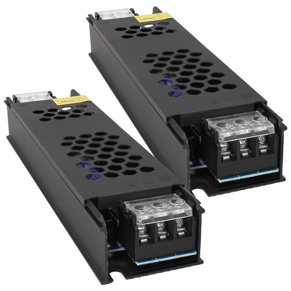 Kit com 2 Fontes de Alimentação 12V 5A 60W – Confiabilidade e Segurança para Fitas LED, Som Automotivo e Câmeras CFTV