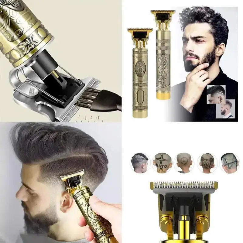 Máquina de Cortar Cabelo Profissional – Acabamento de Alta Precisão e Estilo Incomparável