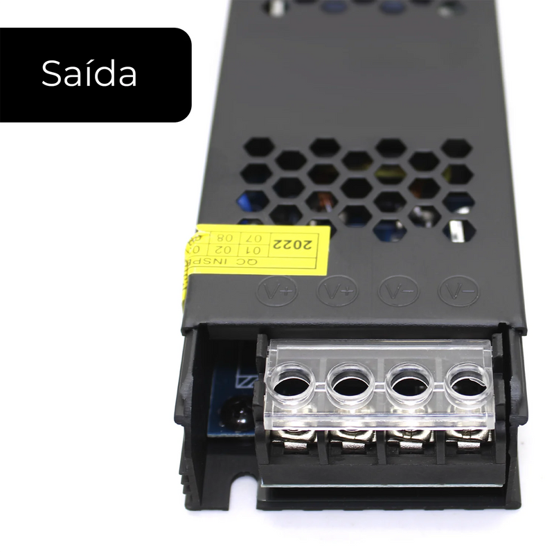 Fonte Chaveada 12V 15A 180W – Potência e Segurança para Seus Equipamentos Eletrônicos