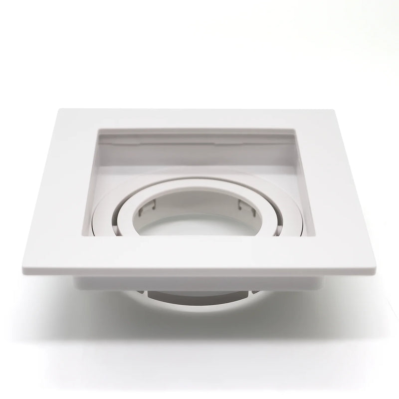 Suporte Recuado Embutido MR16 Quadrado – Design Sofisticado com Iluminação Direcionada