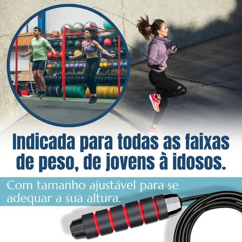 Corda de Pular Profissional Cross Speed – Potencialize Seus Treinos com Desempenho e Velocidade