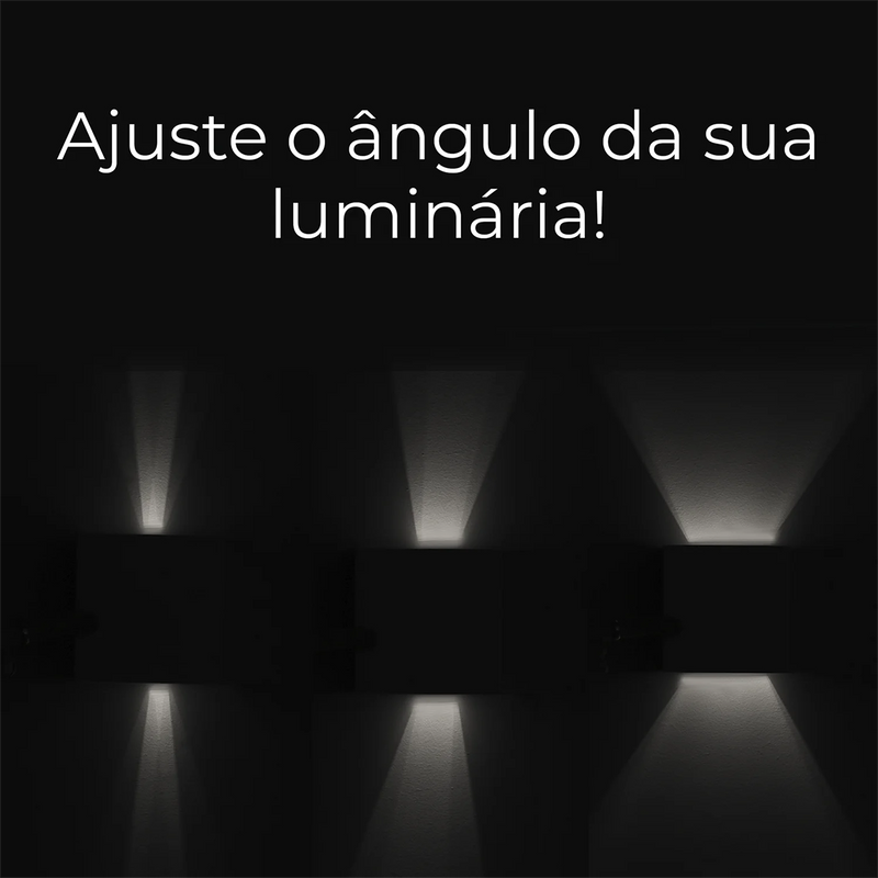 Kit com 5 Arandelas Mini LED 3W – Iluminação Sofisticada para Áreas Internas e Externas