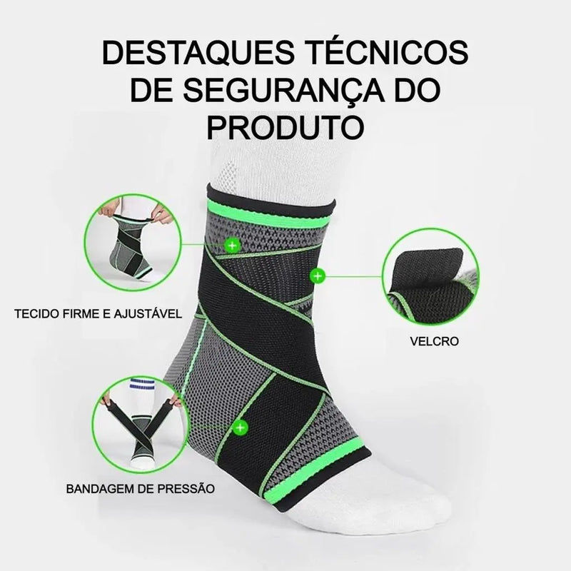 Tornozeleira Estabilizadora de Compressão MBFIT – Suporte Total para Seus Movimentos