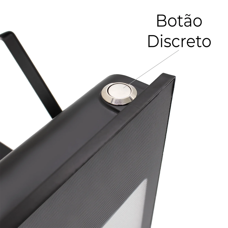 Refletor Solar LED 200W com Placa Ajustável Dobrável | IP67 | Sensor de Presença | Branco Frio