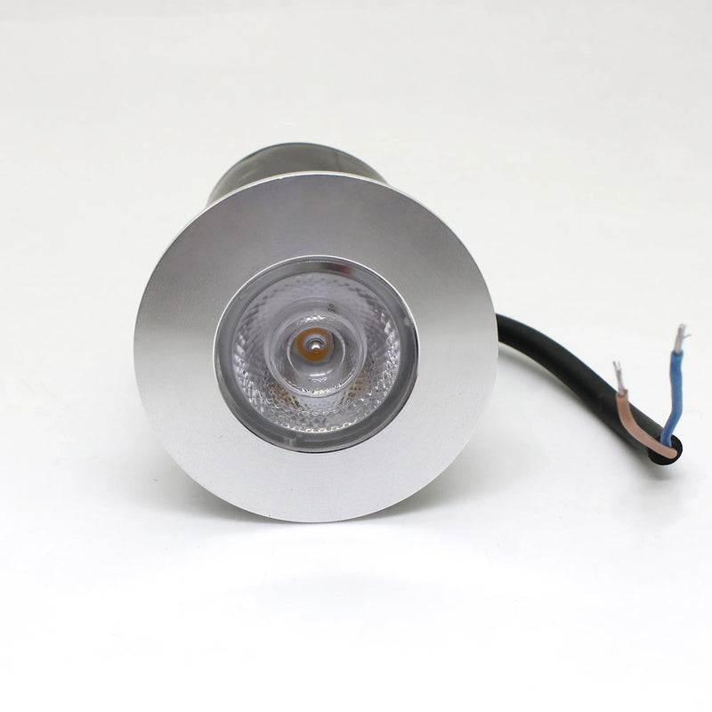 Spot Beacon LED Embutido para Piso de Jardim – 1W IP65 (Branco Frio/Verde)