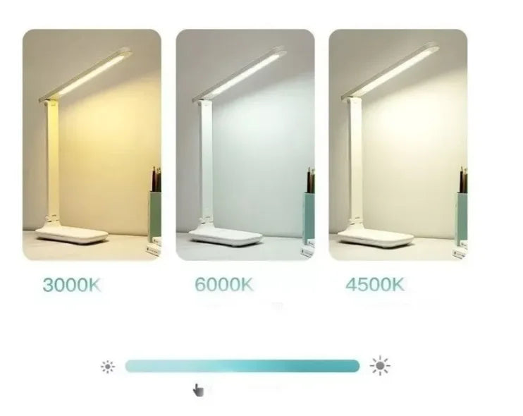 Luminária de Leitura Ajustável com 16 LEDs – Iluminação Perfeita para Estudo e Relaxamento