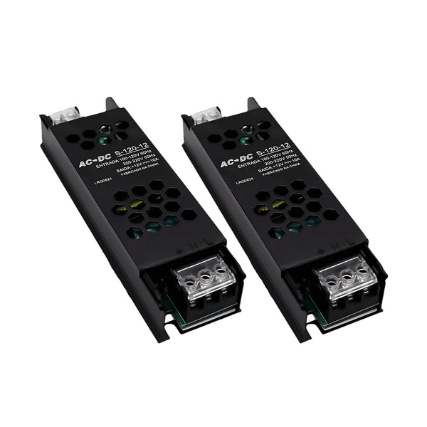 Kit com 2 Fontes de Alimentação 10A 12V 120W – Segurança, Estabilidade e Potência em Dobro