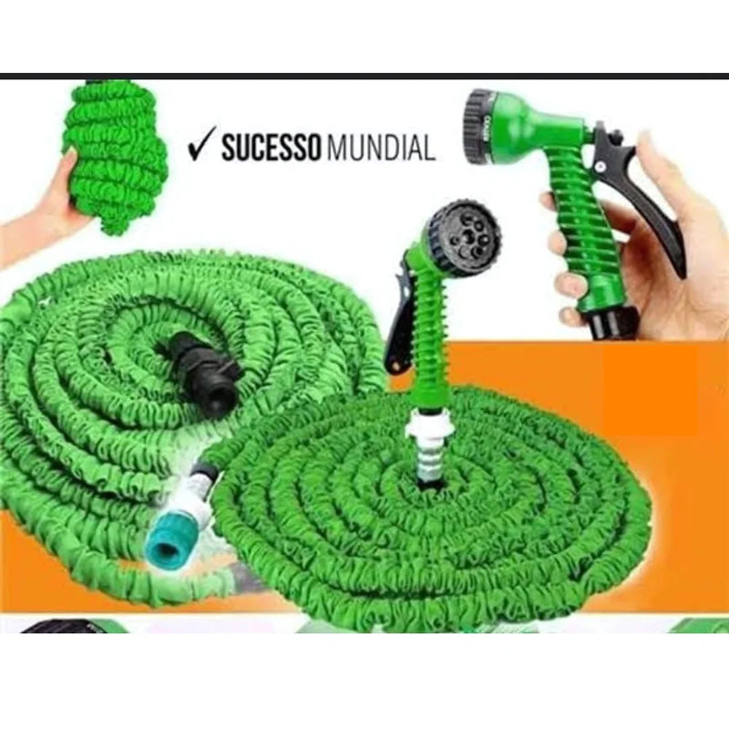 Mangueira Mágica Expansível de Jardim 30 Metros – Flexível, Retrátil e Super Prática