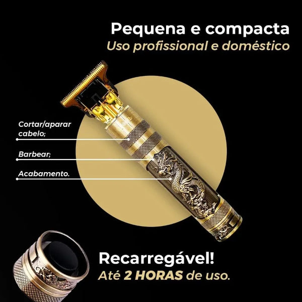 Máquina de Cortar Cabelo Profissional – Acabamento de Alta Precisão e Estilo Incomparável