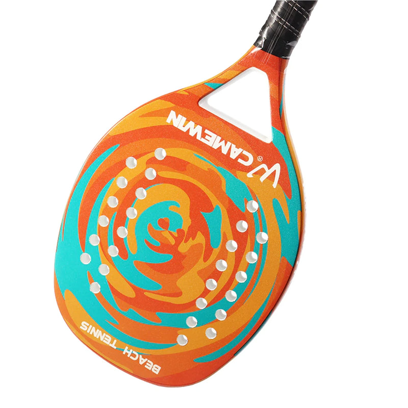 Raquete de Tênis de Praia Camewin Original Light – Fibra de Carbono e Fibra de Vidro com Capa Protetora