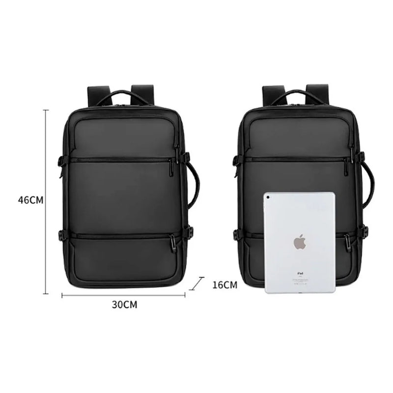 Mochila Pasta Executiva para Notebook 17” com Entrada USB – Elegância, Funcionalidade e Proteção no Seu Ritmo Profissional