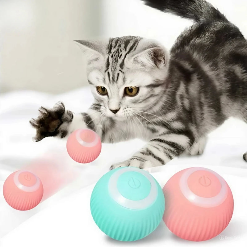 Bola Mágica Automática para Gatos | Diversão Interativa e Inteligente para seu Pet