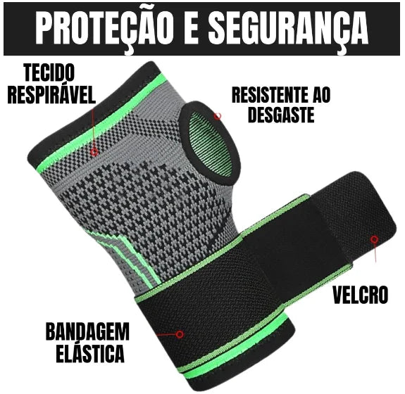 Munhequeira de Compressão Ortopédica Ajustável – Alívio, Suporte e Proteção em Cada Movimento