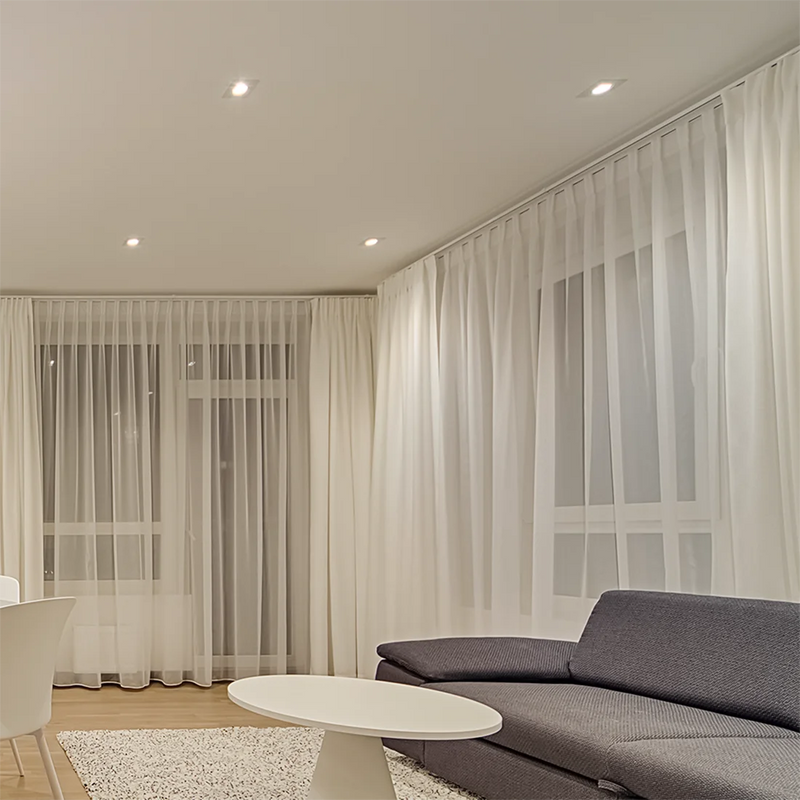 Kit 10 Spots LED 7W Quadrado Direcionável – Iluminação Focal com Estilo e Eficiência