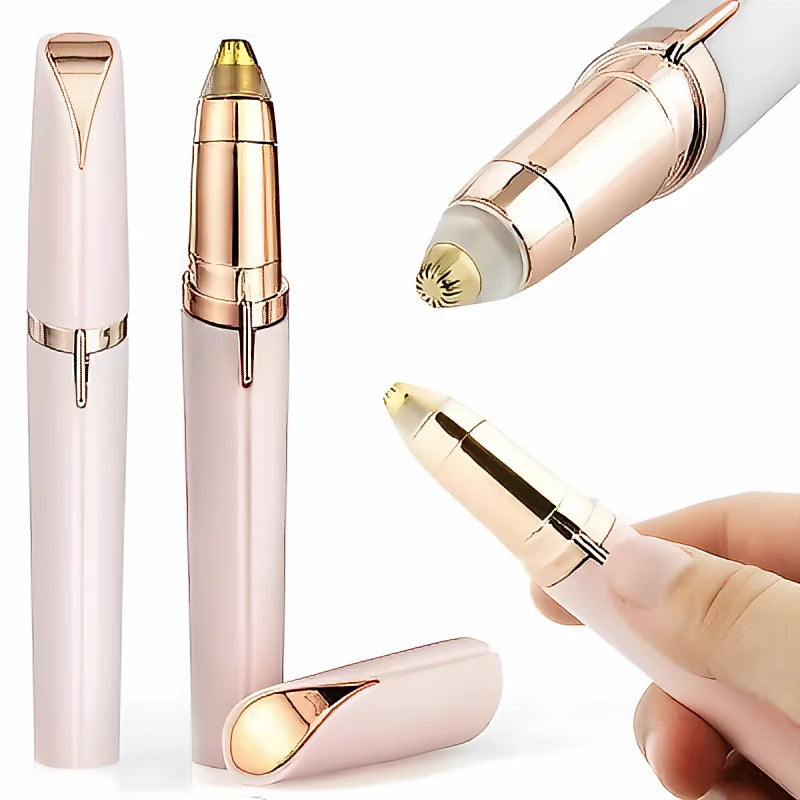 Caneta Depiladora de Sobrancelhas Elétrica Recarregável com USB – Precisão, Conforto e Praticidade na Palma da Sua Mão