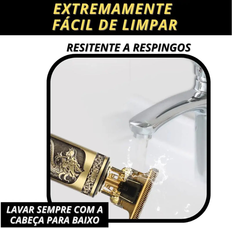 Máquina de Cortar Cabelo Profissional – Acabamento de Alta Precisão e Estilo Incomparável