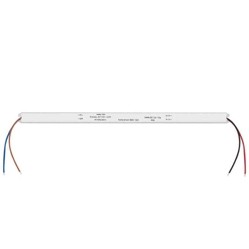 Kit 3 Fonte Slim Driver 12V 10A 120W - Alimentação de Alta Performance para Fitas LED