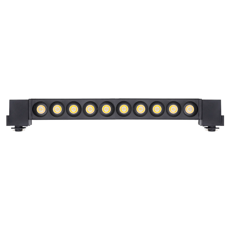 Luminária LED Linear Pontual para Trilho 10LED 20W Bivolt Preta – Iluminação Sofisticada e Eficiente