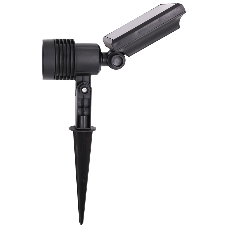 X Kit com 2 Luminárias LED de Energia Solar Spot 10W – Iluminação Sustentável e Elegante para Seu Jardim