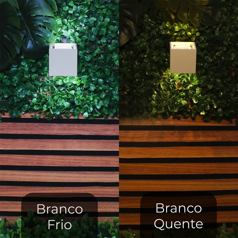 Kit com 3 Arandelas Mini LED 3W Brancas – Beleza e Iluminação em Cada Detalhe
