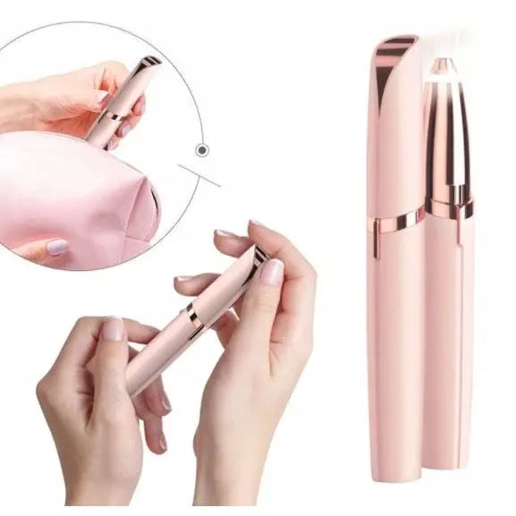 Caneta Depiladora de Sobrancelhas Elétrica Recarregável com USB – Precisão, Conforto e Praticidade na Palma da Sua Mão