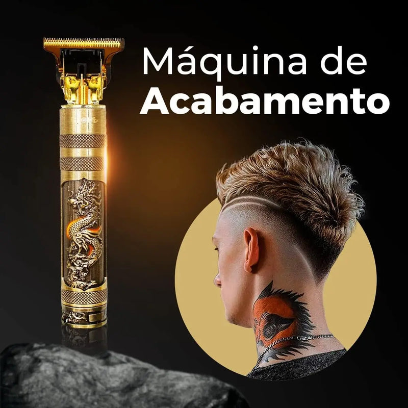 Máquina de Cortar Cabelo Profissional – Acabamento de Alta Precisão e Estilo Incomparável
