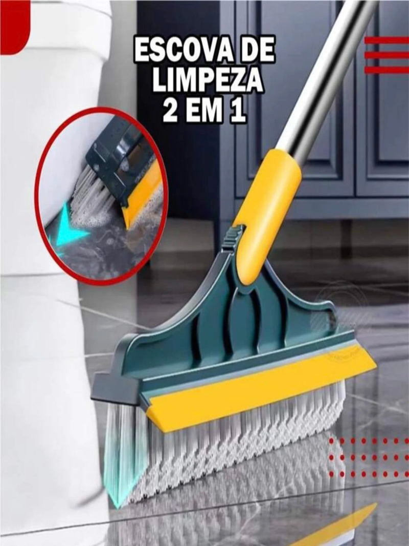 Mop Super Vassoura 2 em 1 – A Revolução da Limpeza Inteligente