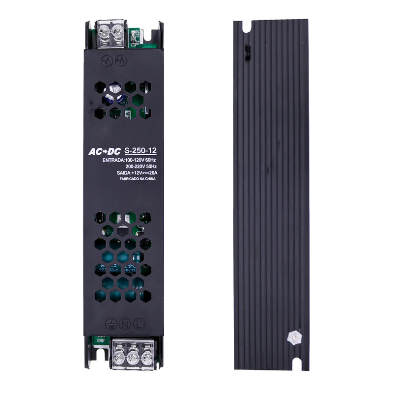 Kit com 2 Fontes Chaveadas 12V 20A 240W – Alta Potência, Estabilidade e Segurança