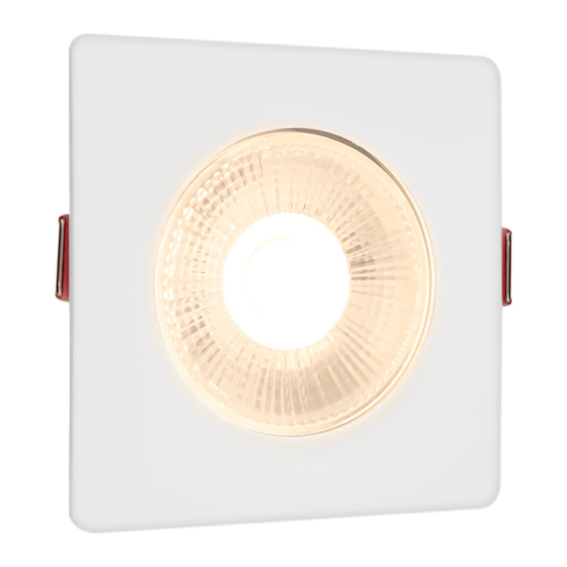 Kit 10 Spots LED 7W Quadrado Direcionável – Iluminação Focal com Estilo e Eficiência