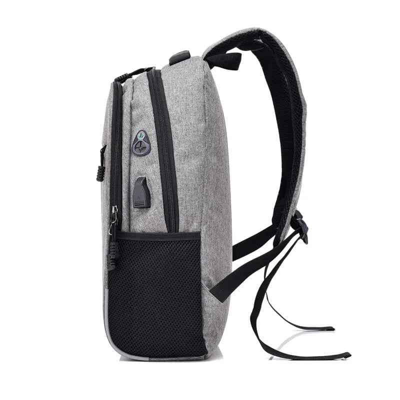 Mochila Masculina Executiva Anti-Furto com Entrada USB e Cadeado com Senha – Segurança, Estilo e Praticidade em Um Só Produto