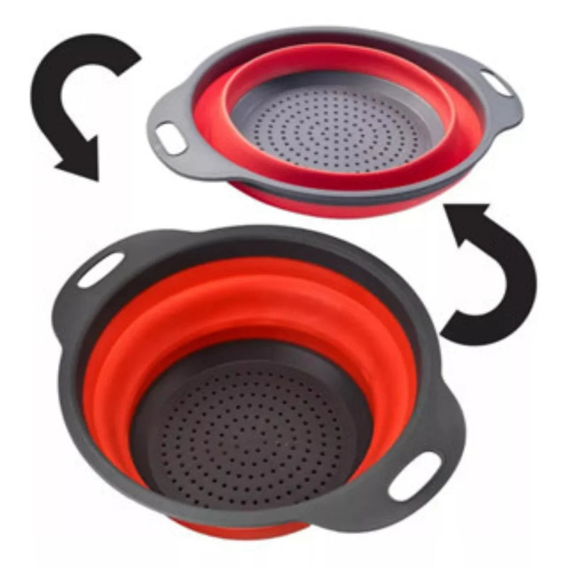 Escorredor Retrátil de Silicone – Praticidade e Funcionalidade para Sua Cozinha