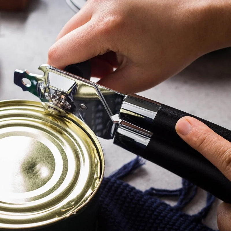 Abridor Profissional de Latas de Aço Inoxidável – Praticidade e Durabilidade na Sua Cozinha