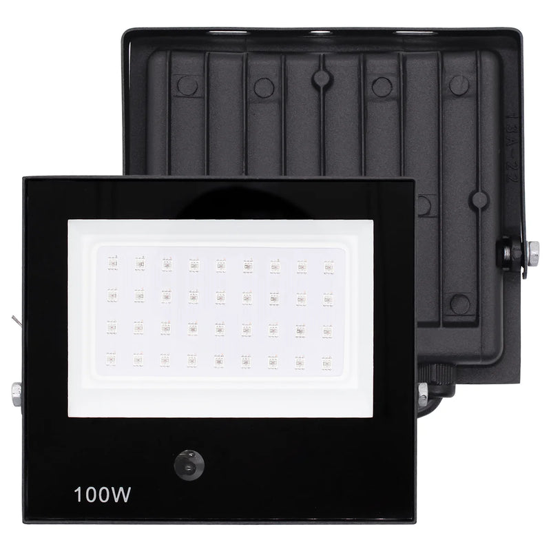 Refletor LED Spotlight 100W RGB – Com Controle Remoto Externo